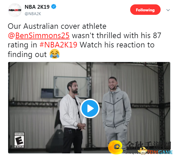 《NBA 2K19》本西蒙斯能力值公布 不过本人不激动