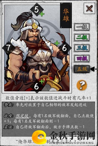 《英雄爱三国》华雄评价解析，武将技能详览解读