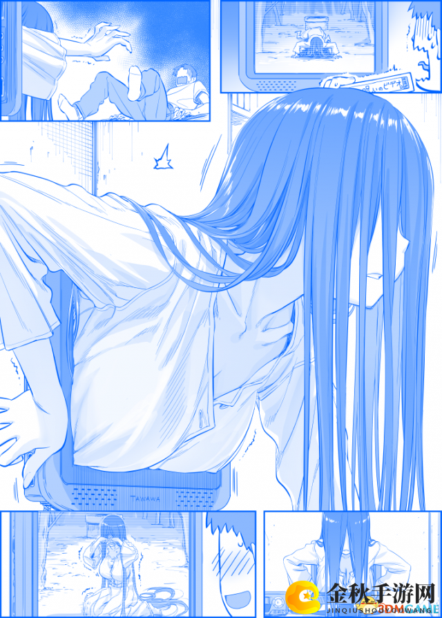 《星期一的丰满》179话 “贞子”爬电视被胸卡主