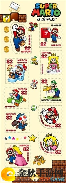 马里奥与日本邮局合作 将要推出设计超可爱的邮票