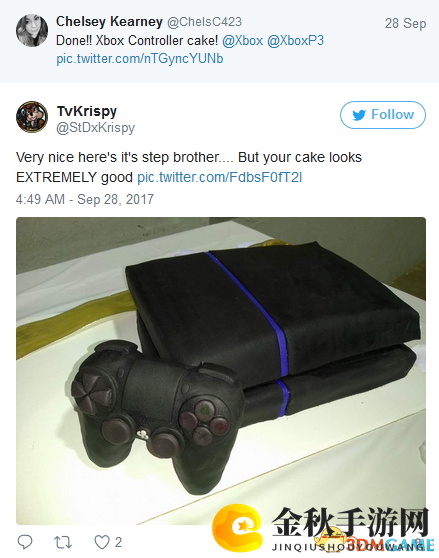 女玩家制作精致Xbox手柄造型蛋糕表达对游戏热爱
