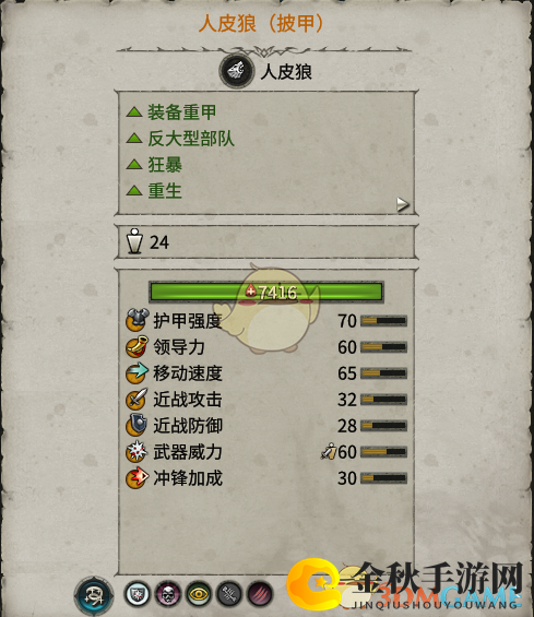 《全面战争：战锤2》披甲人皮狼效能剖析与评估