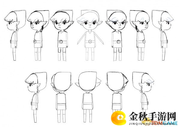 《塞尔达传说》林克角色动画：粉丝创意绘制