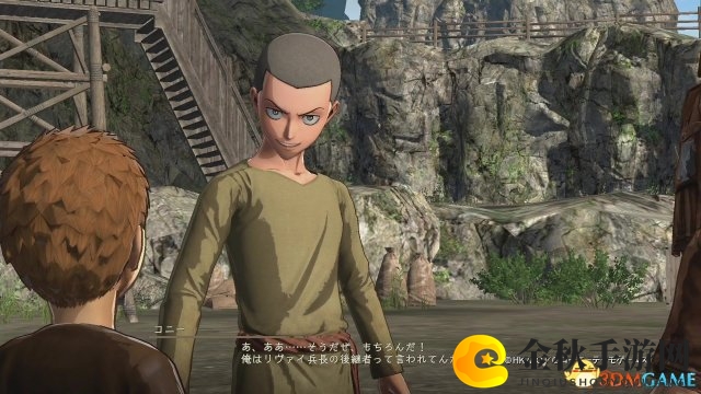 《进击的巨人2》游戏演示 康尼与萨莎斩击巨人
