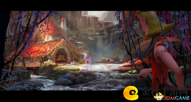 《塞尔达传说》林克英勇挥剑，精美插画作品赏析之旅
